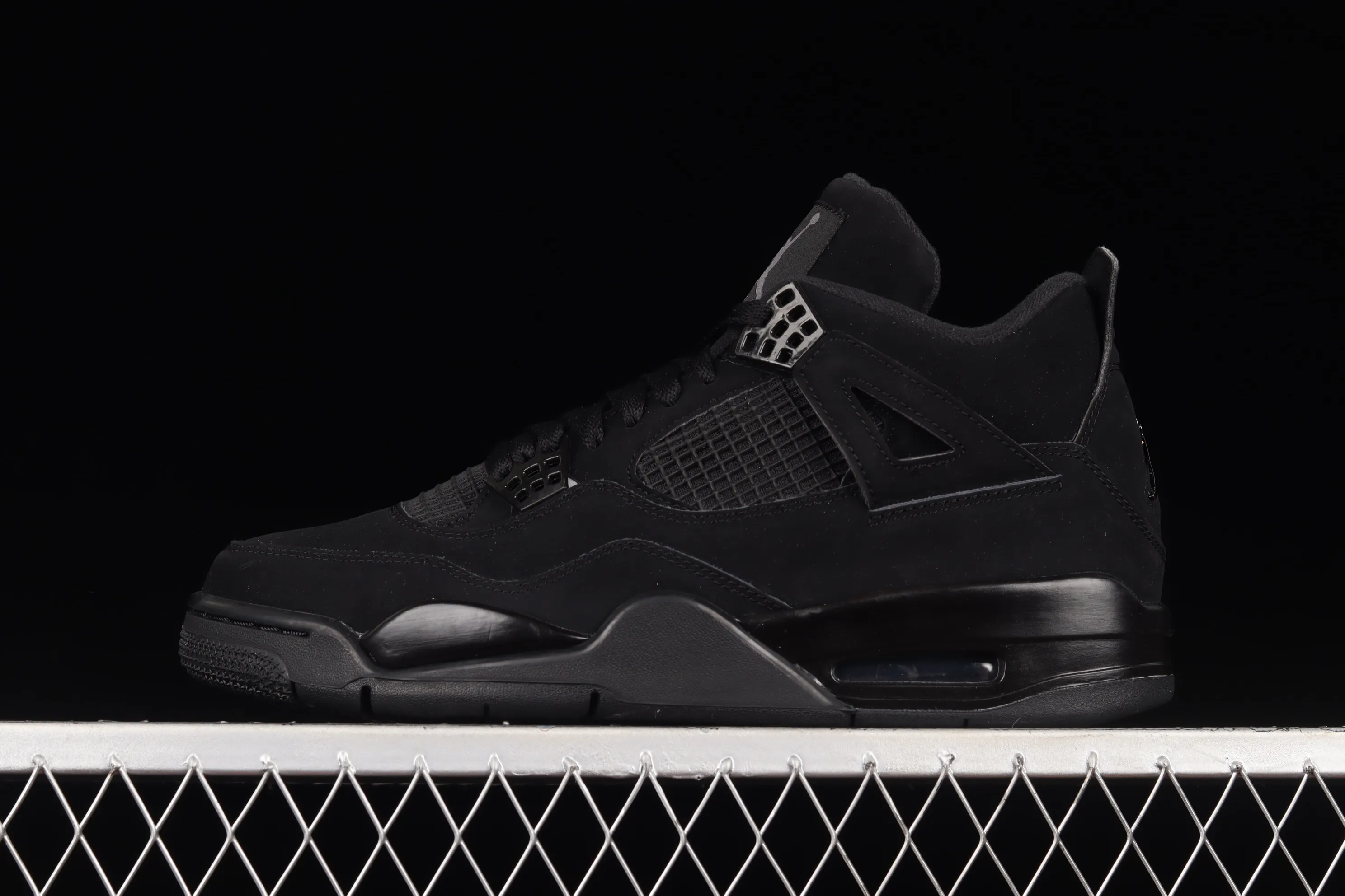 All categories Air Jordan Jordan series basketball shoes Air Jordan 4 foreign trade version Air Jordan 4 Retro "Black Cat" AJ4 Joe 4 Black Cat First layer frosted CU1110-010